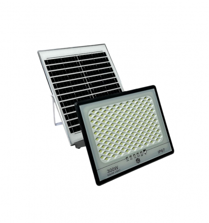 Proiector Solar 300w IP 67 cu panou solar [3]