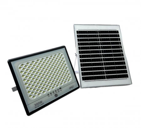 Proiector Solar 300w IP 67 cu panou solar [0]