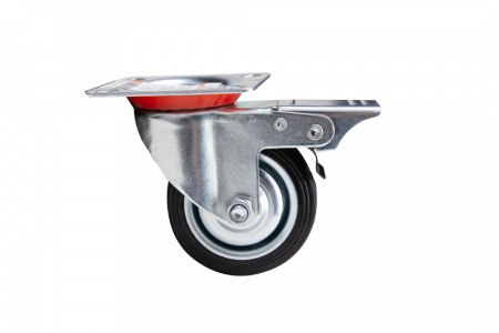 Accesorii - Roata Pivotanta Carucior 160mm CU FRANA 150KG