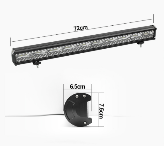 Led Bar 72 cm 800W IP67 6500K 25000lm Atv,Suv,Jeep,Offroad,Utilaje,Auto [5]