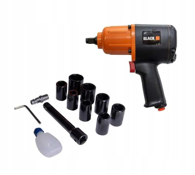 Pistol Impact Pneumatic Black 1600 Nm si Accesorii [2]