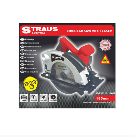 Circular de mana Straus Austria cu laser 185mm [3]