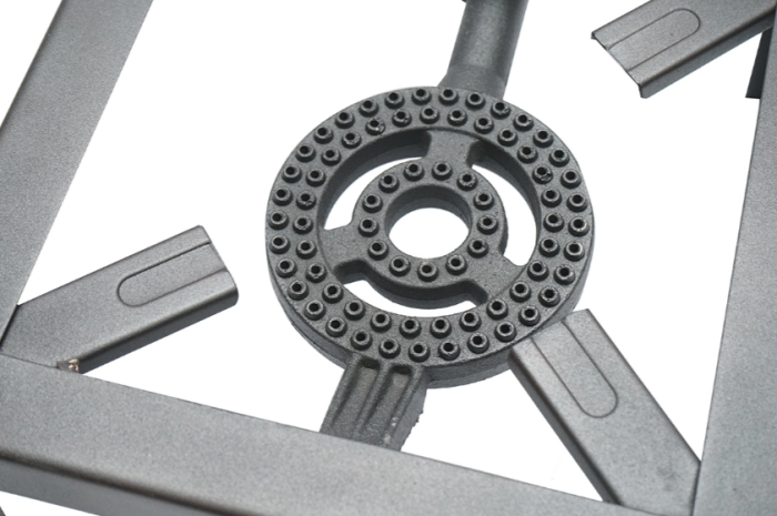 Arzator gaz patrat cu 4 picioare 250x250x100mm [3]