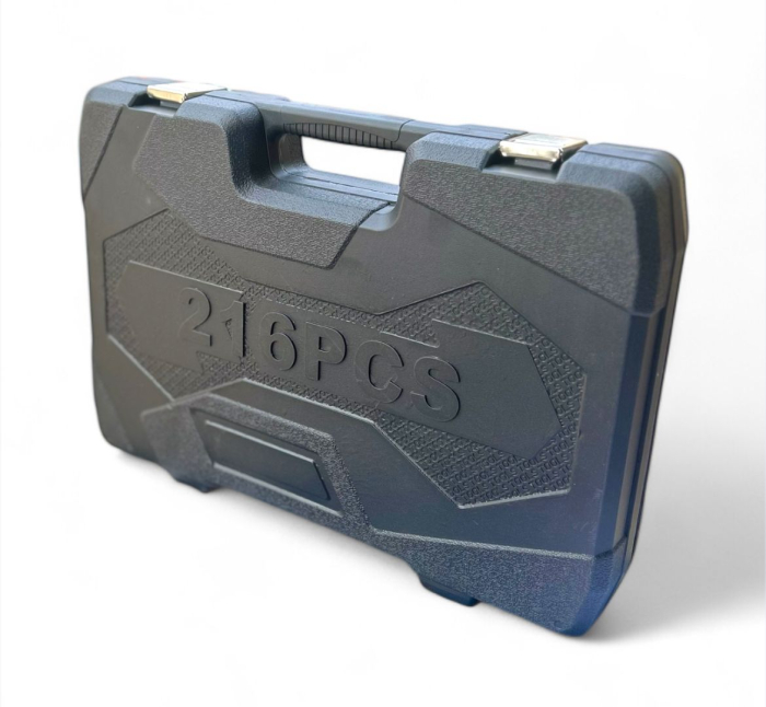 Trusă de scule profesională 216 piese – chei tubulare, clichet, biți, accesorii [10]
