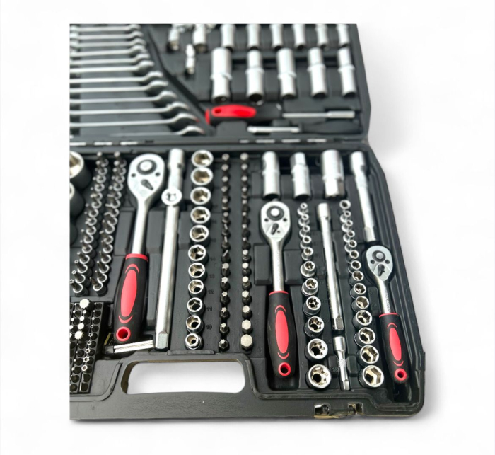Trusă de scule profesională 216 piese – chei tubulare, clichet, biți, accesorii [4]