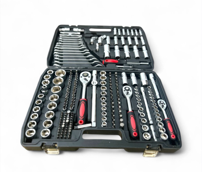 Trusă de scule profesională 216 piese – chei tubulare, clichet, biți, accesorii [2]