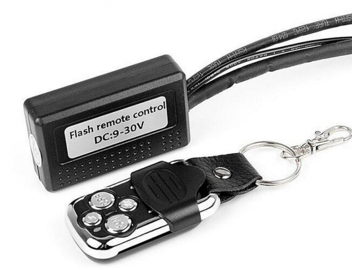 Cablaj Cu Releu si buton,led bar,proiector cu telecomanda wifi [3]