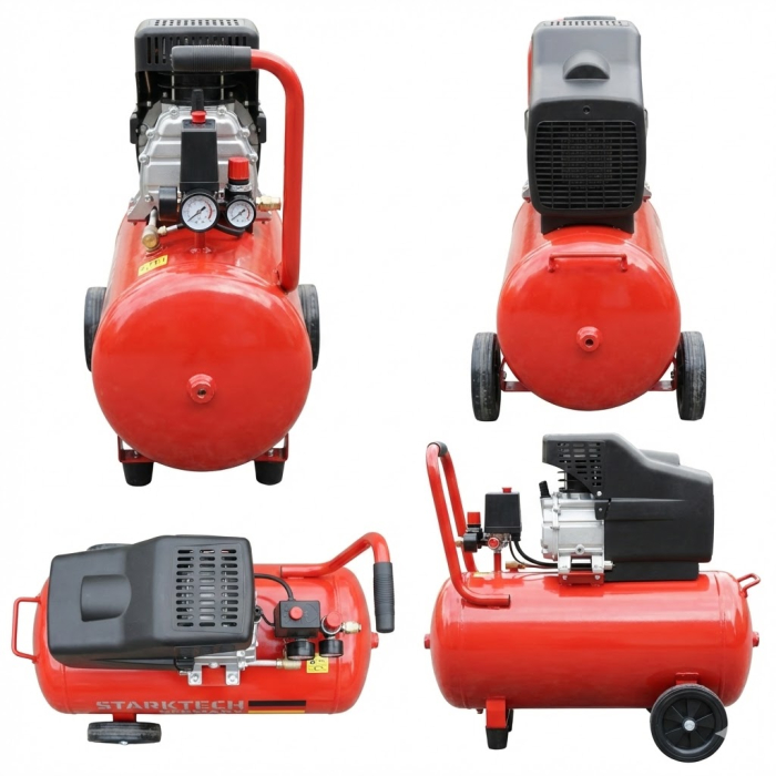 Compresor Aer 50L 1,5Kw 8 Bar plus 5 Accesorii Starktech Germany [6]