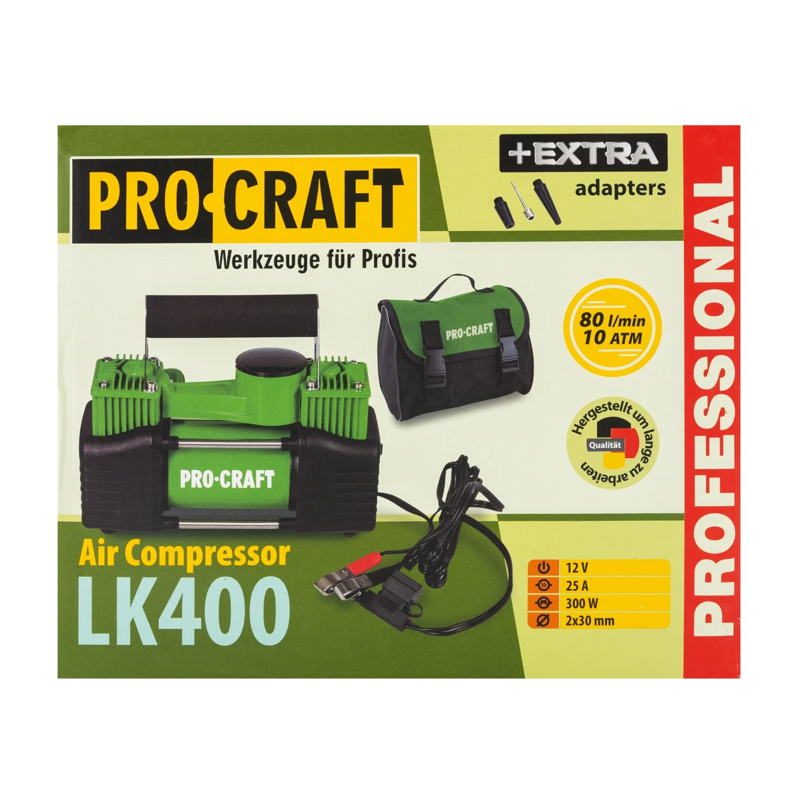 Compresor auto 25 A 80 l/min 25 atmosfere 276W Procraft [9]