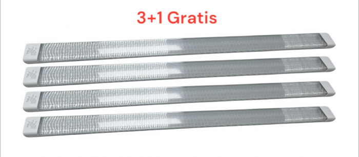 Corp de iluminat tip neon Led 100W 6500K 120 CM 3L [6]