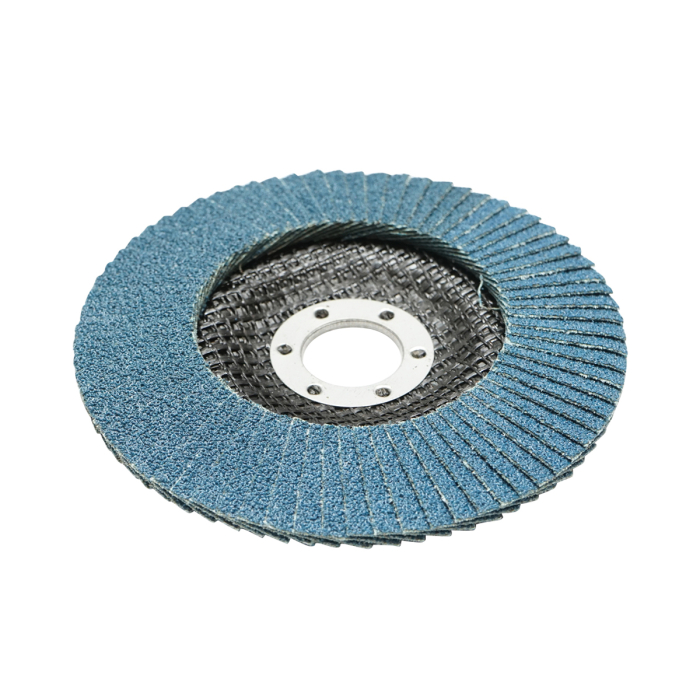 Disc lamelar abraziv cu zirconiu pentru polizat metal inox P60, 125mm Breckner Germany [2]