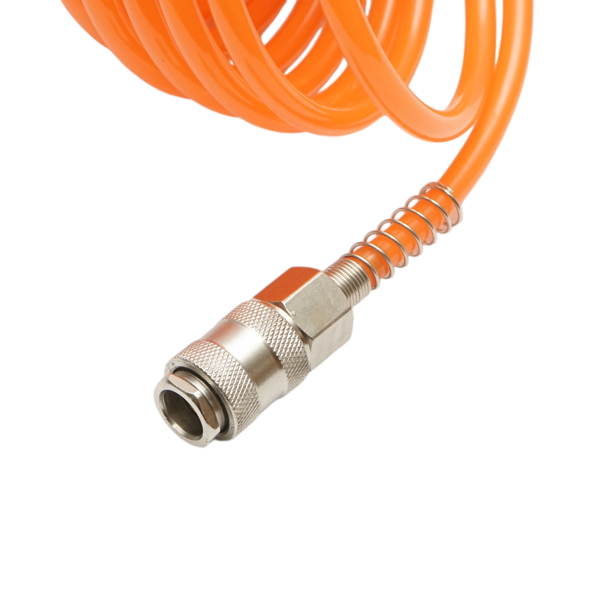 Furtun aer comprimat spiralat 5m,5mm, cupla rapida 1/4 Crownman [4]