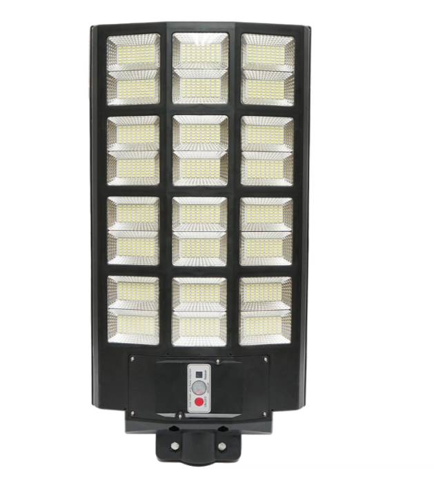 Lampa solara LED iluminat stradal 1200W, 6500K, IP65 cu panou solar senzor de miscare telecomandaa Breckner Germany [2]