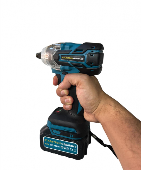 Cheie Pistol Impact 2 Acumulatori 62V 4A 825 Nm  [6]