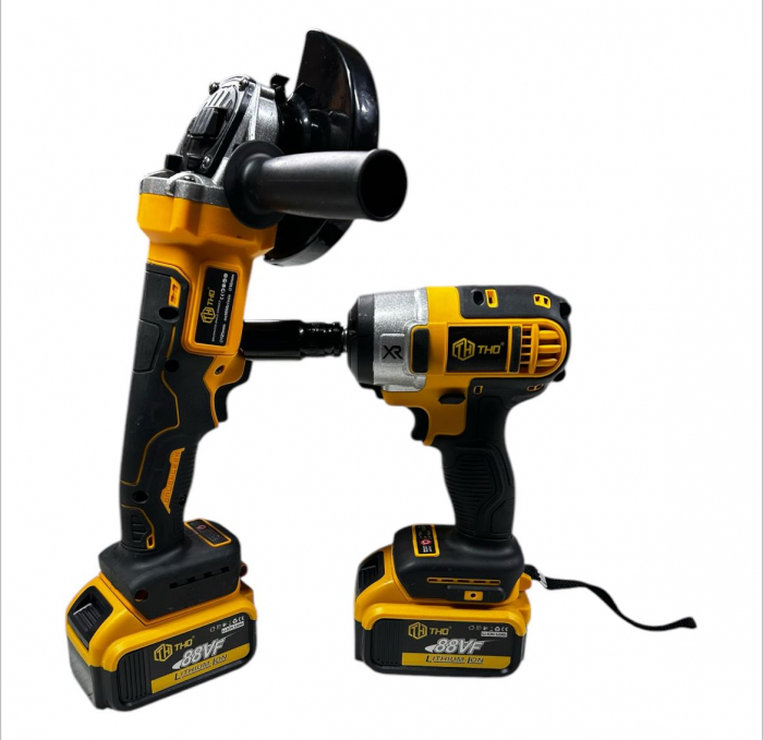 Polizor Unghiular Pistol impact 88V 3Ah M9032 [4]