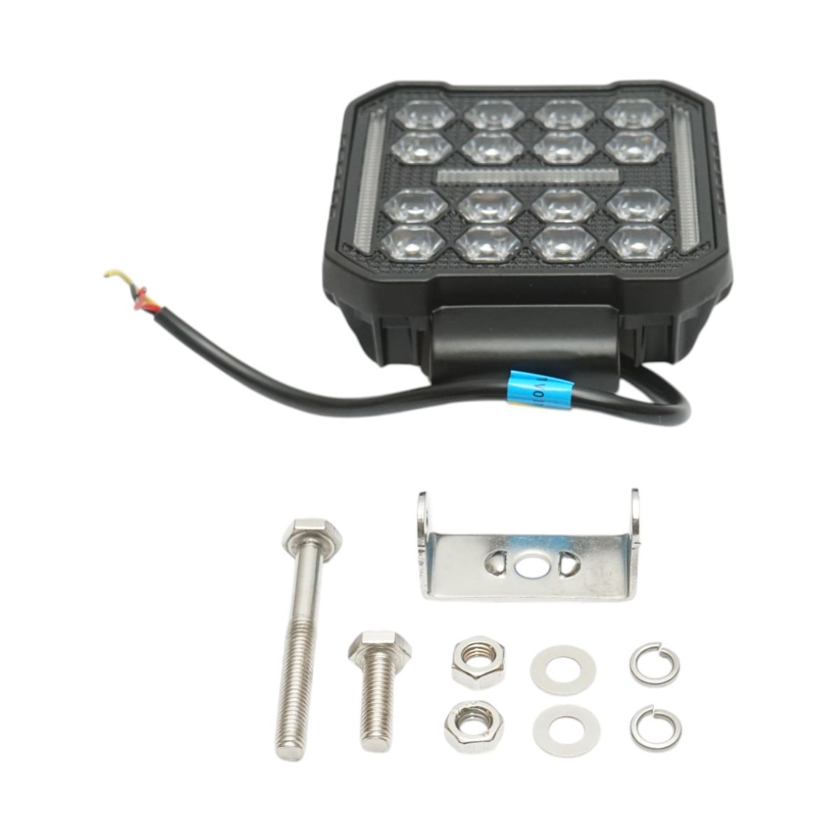 Proiector patrat LED cu DRL 9-80V, 48W alb-galben Breckner Germany [2]