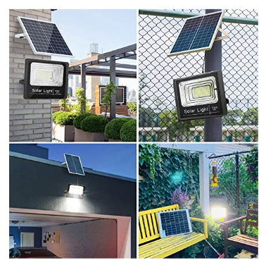 Proiector Solar Led cu panou solar 100W  6500K [4]