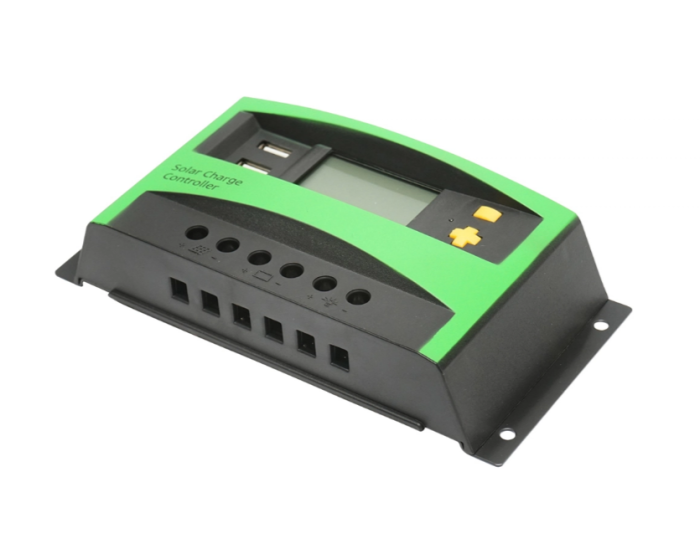 Regulator Tensiune Panou Solar 30A 12V/24V cu 2 Porturi USB Controler Încărcare [4]