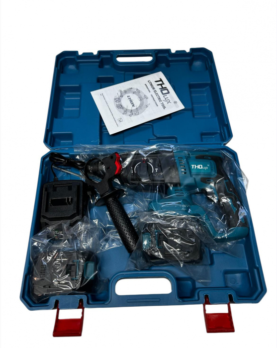 Ciocan Rotopercutor cu percuție,picamar cu acumulatorii 2x48V THO LUX [9]