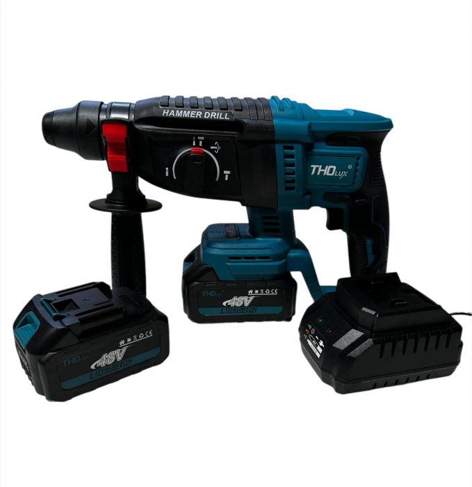 Ciocan Rotopercutor cu percuție,picamar cu acumulatorii 2x48V THO LUX [2]
