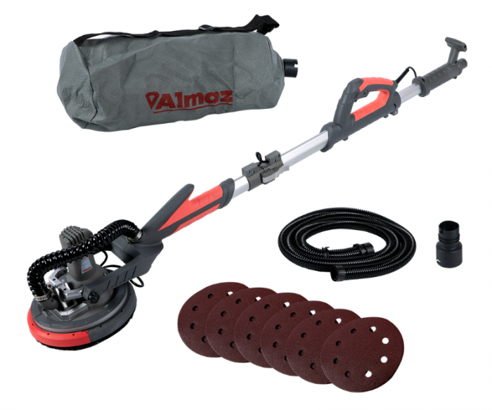 Slefuitor pereti pliabil cu aspirator LED 750W Ø225mm [6]