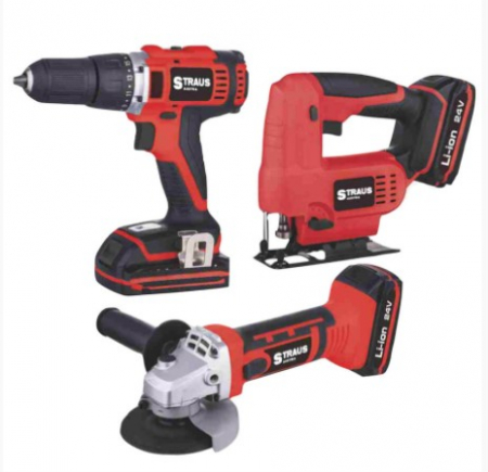 Polizor unghiular si Autofiletanta si Pendular 24V 2x Acumulatori