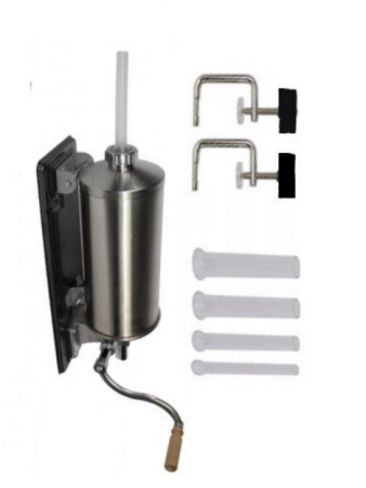 Aparat facut Carnati Elefant 5,5 kg, metal/inox, Orizontal/Rabatabil 4 palnii, prindere de masa [5]