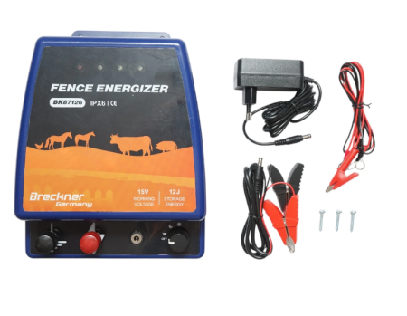 Aparat generator de impulsuri 12 Joule, 12V/220V, 80 km pentru gard electric IPX6 [0]