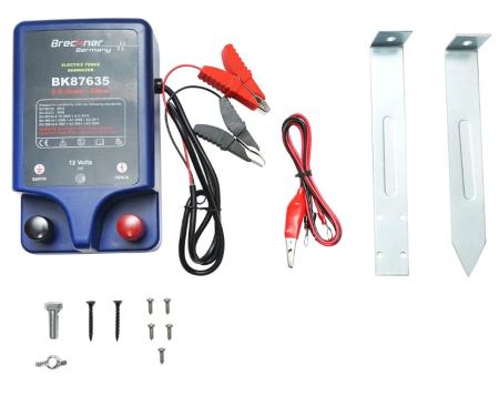 Aparat Generator impulsuri 12V 2 Joule 20 km cu impamantare pentru gard electric [0]