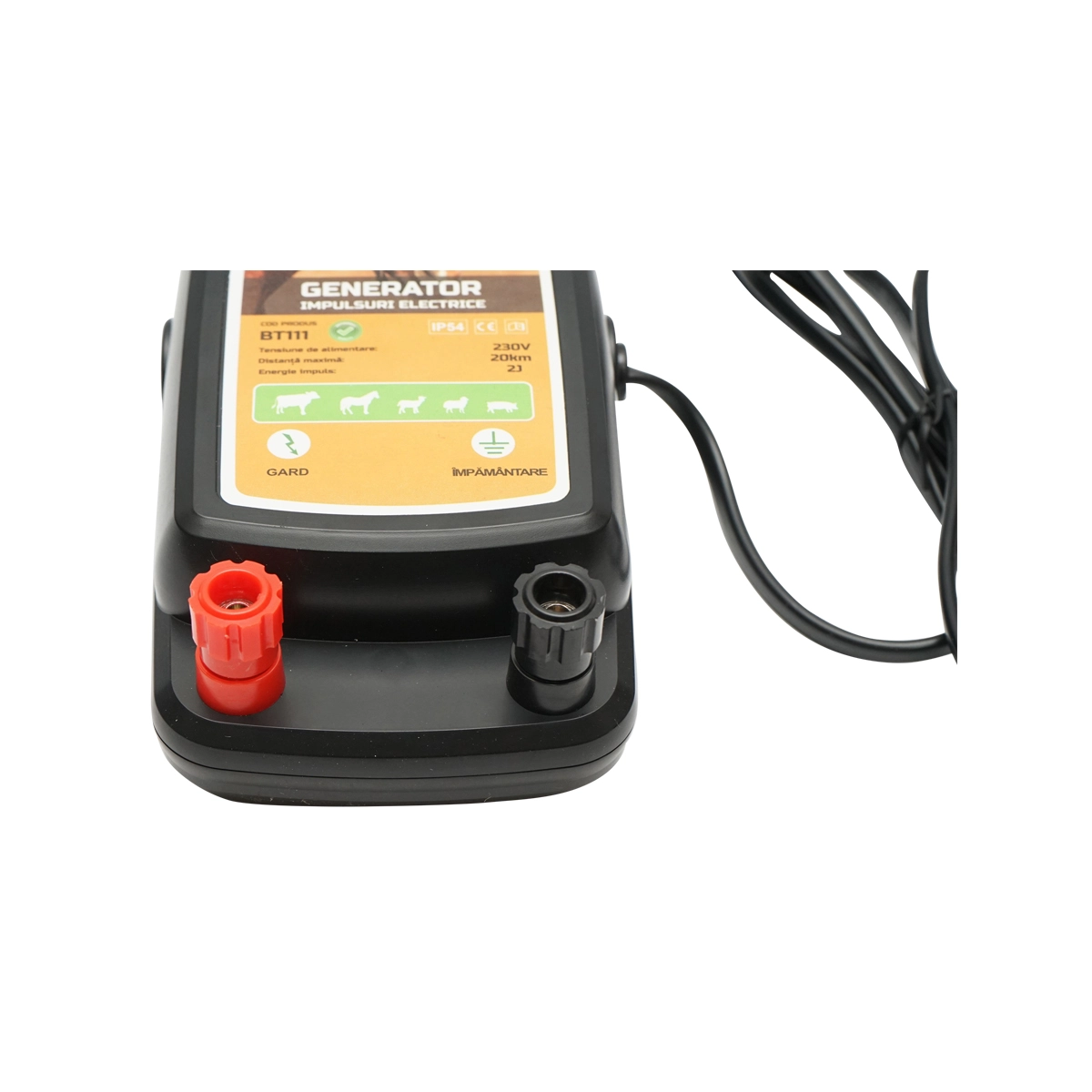 Aparat generator de impulsuri 2 Joule tensiune 230V gard electric 20Km, IP54 [2]