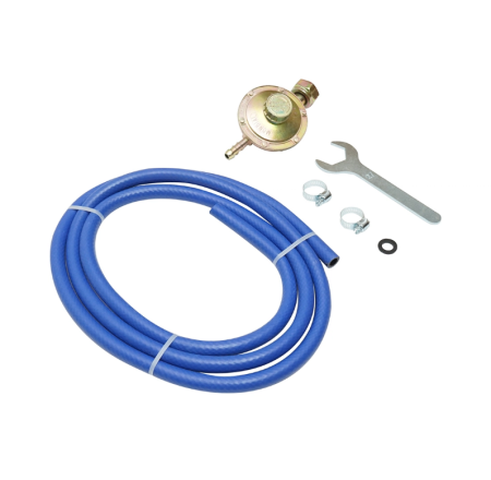 Casa Gradina Bricolaj - Kit Complet pentru Butelie Regulator Ceas de Presiune si Furtun GPL 2 Metri Breckner Germany