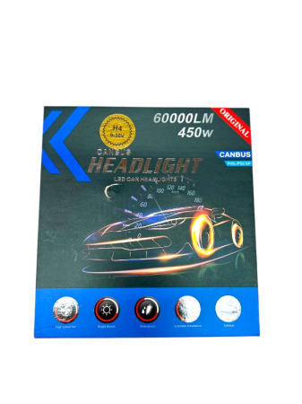 Becuri Led Auto H4 450W 60000 Lm [5]