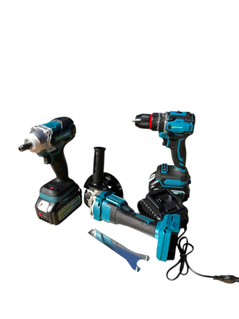 Masini de Gaurit & Rotopercutoare - Cheie Imact Bormasina Polizor,Flex Trusa 3 in 1 88V 4 A