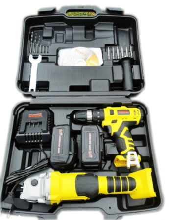 Autofiletanta,Polizor Unghiular Boxer 24 V 5Ah si Set Accesorii