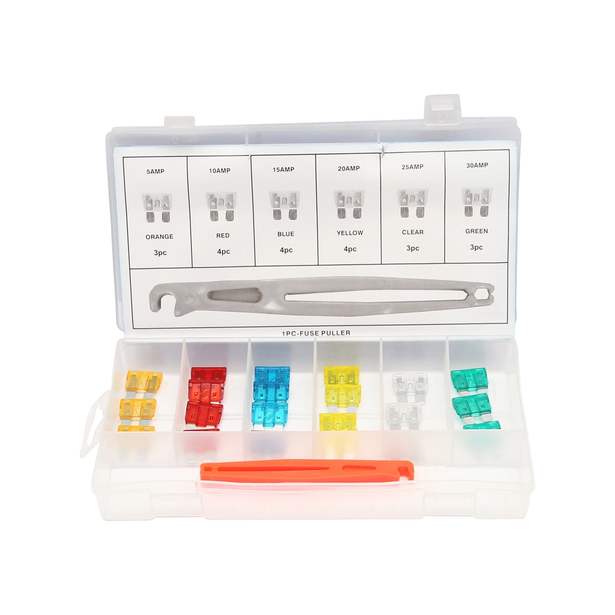 Trusa sigurante electrice auto plate medii si cleste scos sigurante 22 piese Breckner Germany [2]