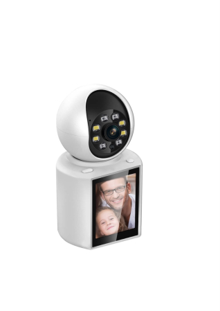 Camere Video Supraveghere - Camera IP Smart WiFi cu Ecran Monitor si Apel Video, Comunicare Bidirectionala, Detectie Miscare