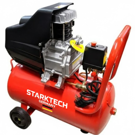Compresor Aer 50L 1,5Kw 8 Bar plus 5 Accesorii Starktech Germany [1]
