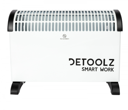 Convector,calorifer electric Detoolz, 2KW, 3 trepte de putere, cu termostat reglabil [2]