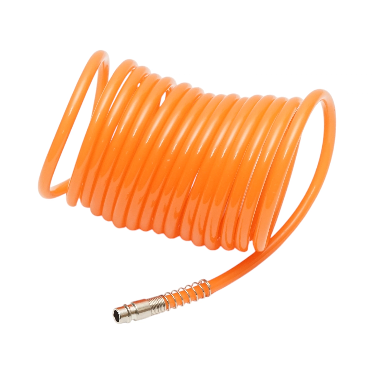 Furtun aer comprimat spiralat 5m,5mm, cupla rapida 1/4 Crownman [2]