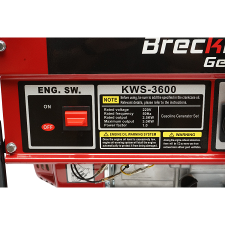 Generator electric pe benzina 3000W 2.5KW/220V,7.5CP Breckner Germany [4]