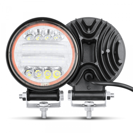 Proiector,angel eyes Led 120w 6000k Offroad,atv,utilaje,tractoare,jeep,remorci,stivuitoare, [3]