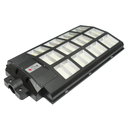 Lampa solara LED iluminat stradal 1200W, 6500K, IP65 cu panou solar senzor de miscare telecomandaa Breckner Germany [2]