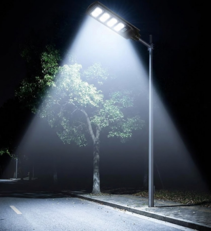 Lampă Solară LED 1000W IP68 cu Telecomandă și Suport  6500K [7]