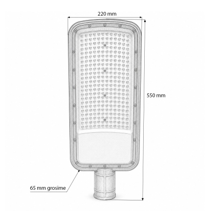 Lampa Stradala Led 200W 6500k 220V 22000 Lmn SMT24​​​​​​​ [5]