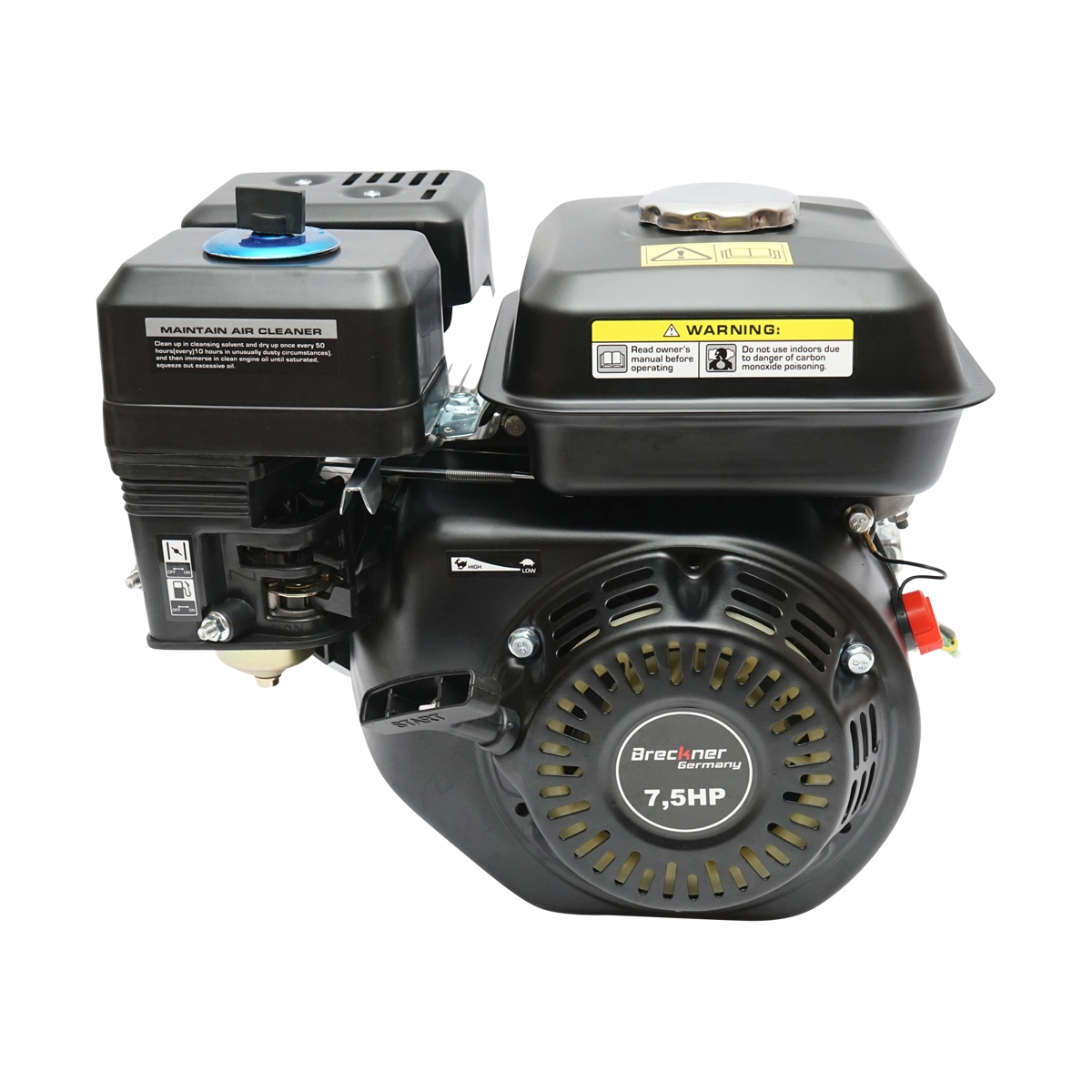 MotoCoase & Masina de tuns iarba - Motor pe benzina 7.5HP Ax cu pana 20mm Breckner Germany