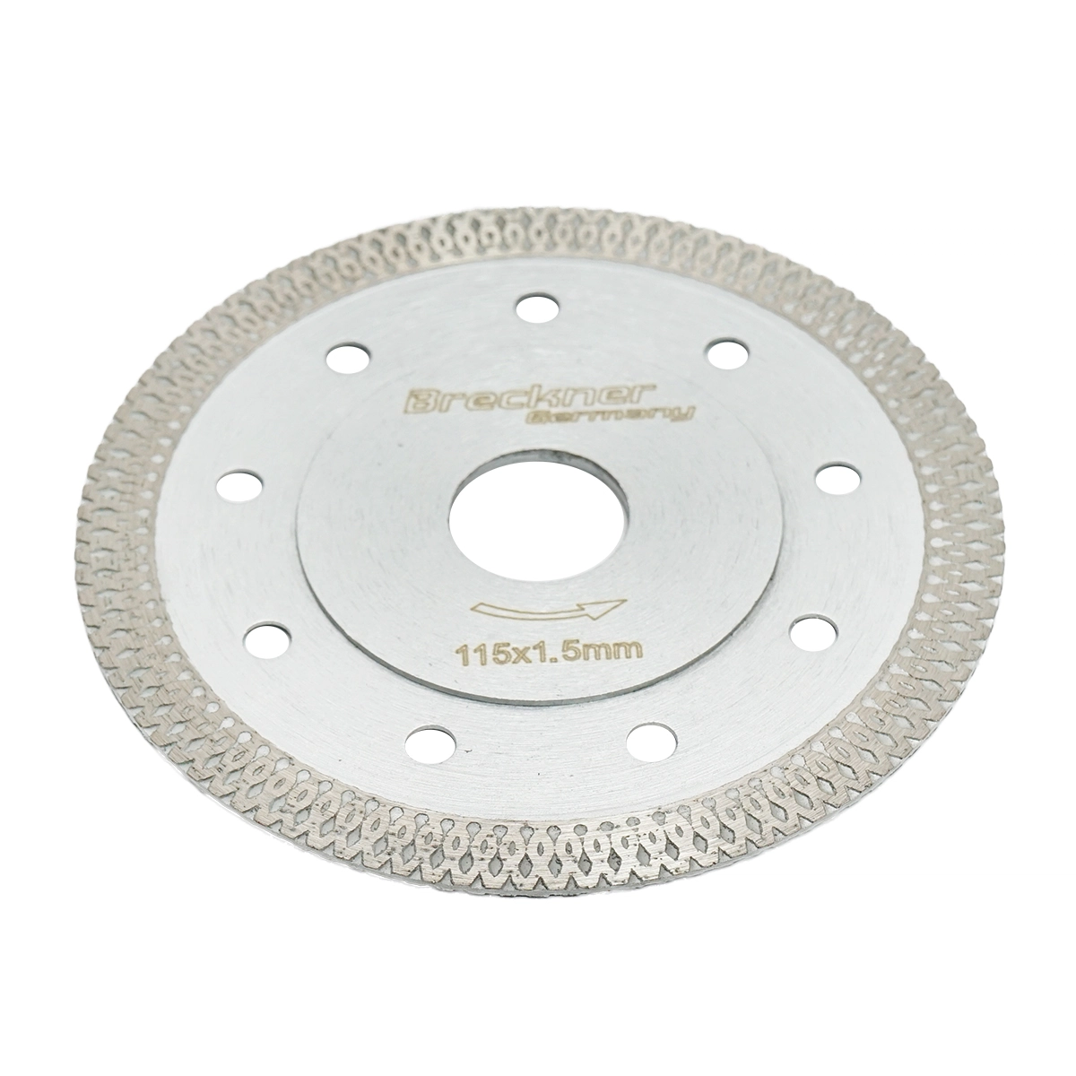 Disc diamantat turbo continuu 115x1.5x22.23 pentru ceramica Breckner Germany [2]