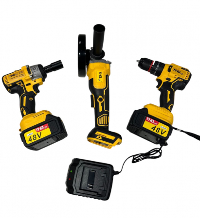 Polizor Unghiular, Pistol Impact, Bormasina 48V [3]