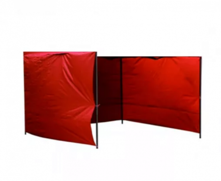 Corturi Pavilioane - Prelata Laterala 9 Metri Rosu Cort 3x3