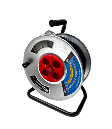 Prelungitor Rola curent Metal 50M 3X2,5 HITMAN