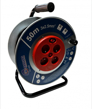 Prelungitor electric 50m cu tambur metalic 3X2,5 2800W [1]